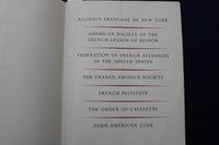 1960 APRIL 26 GENERAL CHARLES DE GAULLE DINNER PROGRAM SOFTCOVER BOOK - K 904
