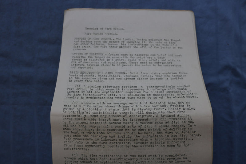 1922-1923 MACHINE GUN SCHOOL - MARINE BARRACKS - QUANTICO, VIRGINIA - K 698
