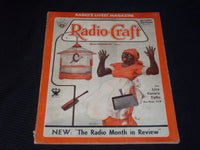 1933 DECEMBER RADIO-CRAFT MAGAZINE VERY NICE COVERS & ADS - E 376