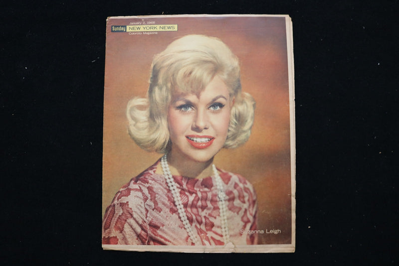 1966 JAN 2 SUNDAY NY NEWS COLOROTO MAGAZINE - SUZANNA LEIGH COVER - E 25486