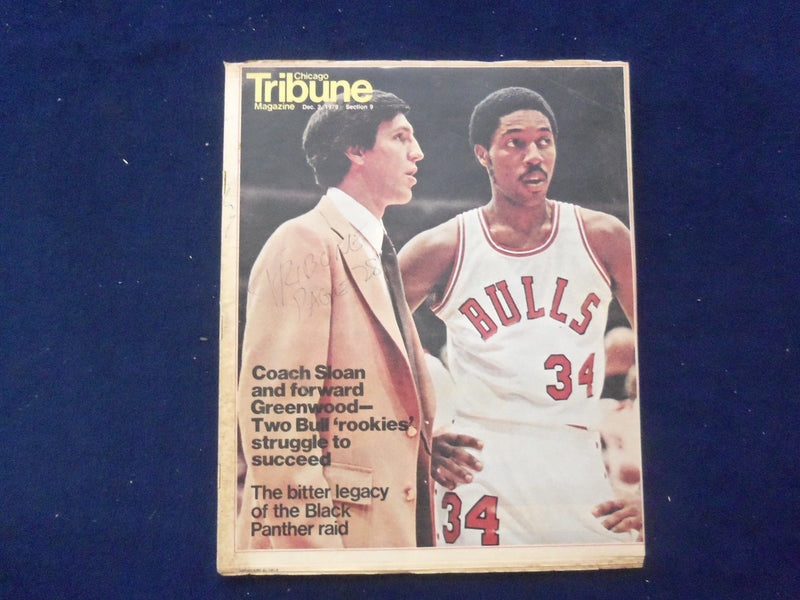 1979 DEC 2 CHICAGO TRIBUNE MAGAZINE SECTION -JERRY SLOAN - BETTE DAVIS - NP 6427
