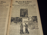 1916 NEW YORK TIMES NEWSPAPER BOOK REVIEW SECTIONS LOT OF 30 ISSUES - O 3221D