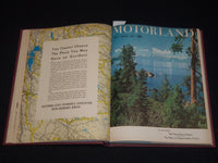 1957-1958 THE MOTOR LAND MAGAZINE BOUND VOLUME - 12 ISSUES - KD 705D