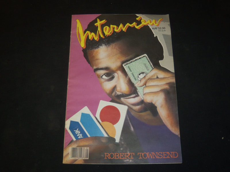 1987 MAY INTERVIEW MAGAZINE - ROBERT TOWNSEND COVER - SP 3296