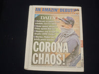 2020 JULY 29 NEW YORK DAILY NEWS NEWSPAPER - VIRUS CANCELS YANKEES OPENER