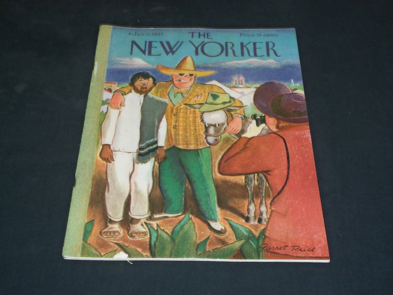 1947 JANAURY 11 THE NEW YORKER MAGAZINE - ILLUSTRATED COVER - NY 245