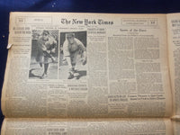 1945 APRIL 15 NEW YORK TIMES - NATION PAYS FINAL TRIBUTE TO ROOSEVELT - NP 6468