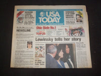 1998 AUGUST 7-9 USA TODAY NEWSPAPER - LEWINSKY TELLS HER STORY - NP 7946