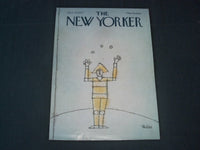 1977 OCTOBER 24 NEW YORKER MAGAZINE FRONT COVER ONLY - GREAT ART FOR FRAMING