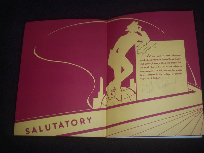 1951 HENRY SNYDER HIGH SCHOOL YEARBOOK - JERSEY CITY, NEW JERSEY - YB 2237