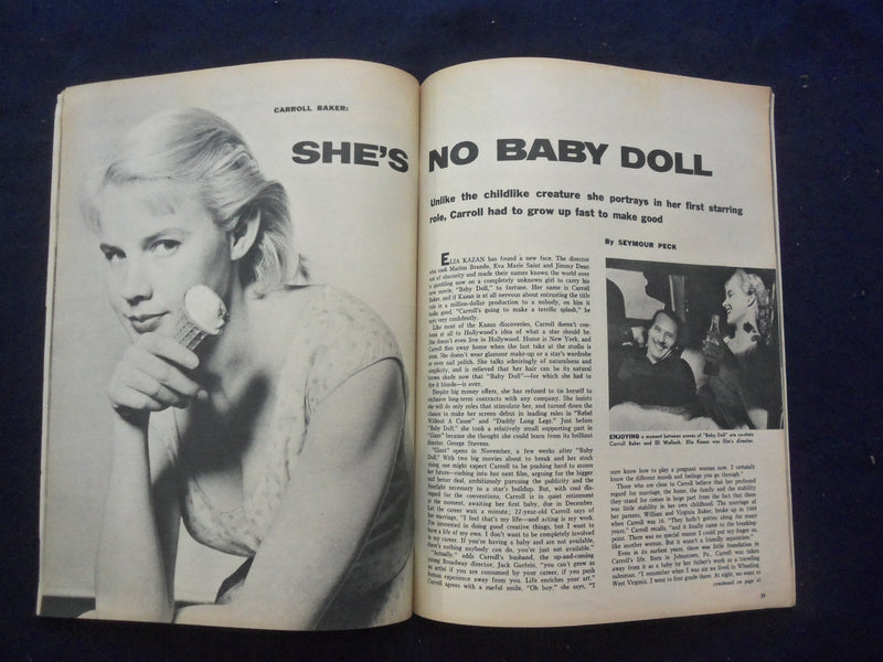 1956 NOVEMBER SCREELAND PLUS TV-LAND MAGAZINE - ELIZABETH TAYLOR COVER- SP 4780Z