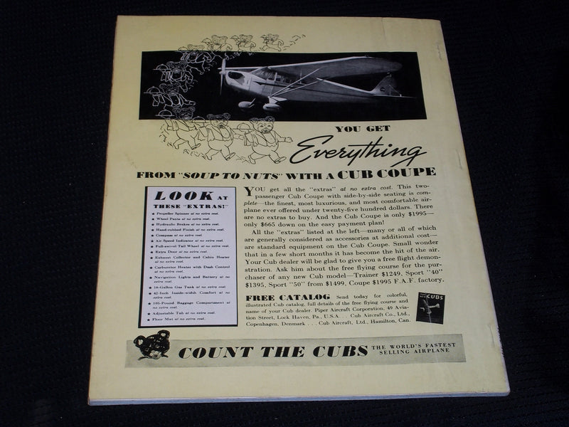 1939 APRIL POPULAR AVIATION MAGAZINE - DOUGLAS TBD-1 FRONT COVER - E 5338