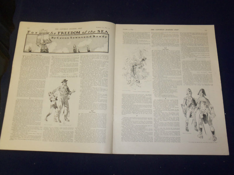 1899 OCTOBER 7 THE SATURDAY EVENING POST MAGAZINE-PARIS & FRENCH JUSTICE- B 6718
