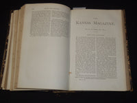 1872 JULY-DECEMBER THE KANSAS MAGAZINE BOUND VOLUME NO. 2 - KD 5633H