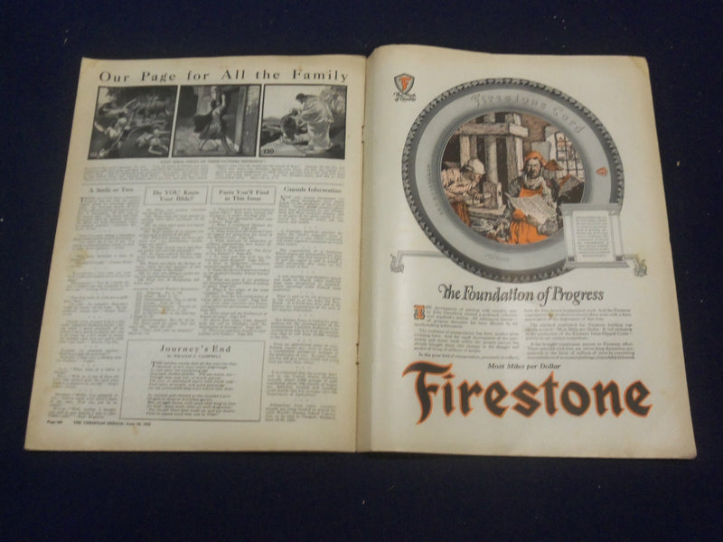 1923 JUNE 16 CHRISTIAN HERALD MAGAZINE -SCENE IN CENTRAL PARK, NEW YORK- ST 6610