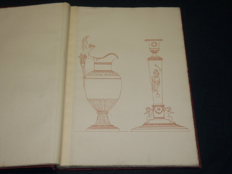 1903 ANCIENNE ORFEVRERIE EMPIRE RECUEIL BOOK - 50 PLATES - KD 1176H