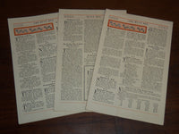 1923-1924 THE BUSY BEE MAGAZINE LOT OF 3 - HOME SAVINGS BANK BOSTON - K 1213