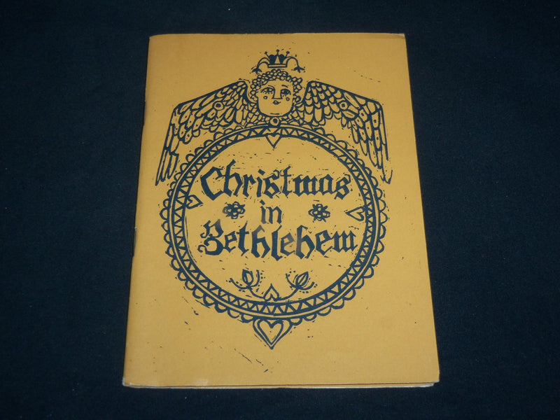 1958 CHRISTMAS IN BETHLEHEM SOFTCOVER BOOK BY RUTH HUTCHISON - J 6608