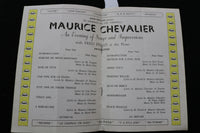 1948 LONDON HIPPODROME PROGRAMME - MAURICE CHEVALIER - K 1857