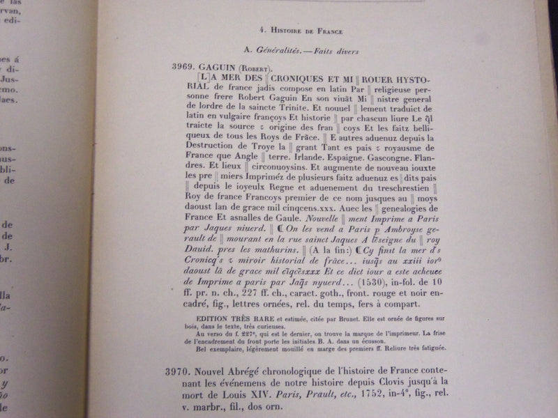 1896 CATALOGUE DE LA BIBLIOTHEQUE DE FERNANDO PALHA FRENCH BOOK - KD 44
