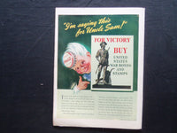 1943 APRIL 5 LIFE MAGAZINE - MONTGOMERY BERETS IN FASHION - L 333