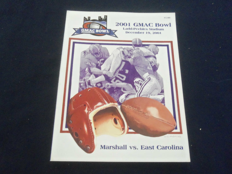 2001 DECEMBER 19 GMAC BOWL PROGRAM - MARSHALL VS. EAST CAROLINA - ST 5005B