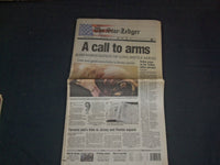 2001 SEPTEMBER 17 THE STAR-LEDGER NEWSPAPER - A CALL TO ARMS - NP 3476