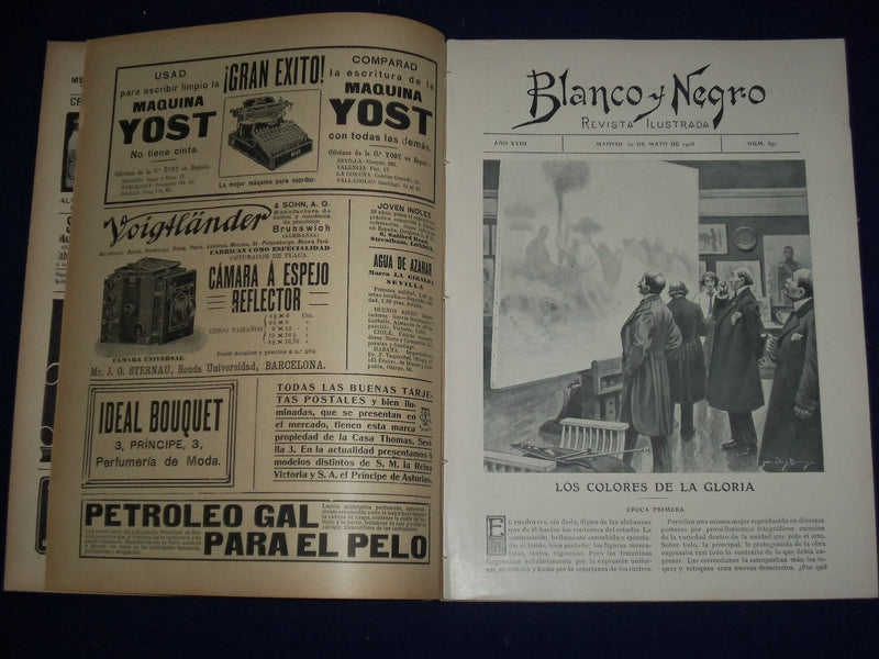 1908 MAY 30 BLANCO Y NEGRO SPANISH MAGAZINE - NICE ILLUSTRATIONS - J 306
