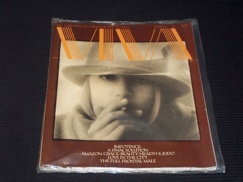 1974 MARCH VIVA MAGAZINE - WOMEN'S INTERNATIONAL FRONT COVER - E 4193