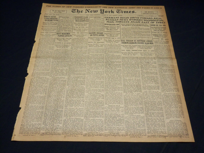 1917 AUGUST 23 NEW YORK TIMES - RIGA ROBINS BEAT PIRATES IN 22 INNINGS - NT 8523