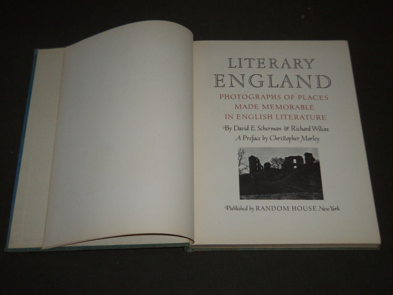 1940'S LITERARY ENGLAND BOOK BY DAVID E. SCHERMAN & RICHARD WILCOX - KD 3822