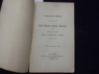 1863 REV. RICHARD PIKE FUNERAL DISCOURSES SOFTCOVER BOOKLET - BOSTON - K 218