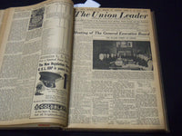 1939 THE UNION LEADER - CHICAGO RAILWAY - RAPID - BUS EMPLOYEES BOUND VOLUME