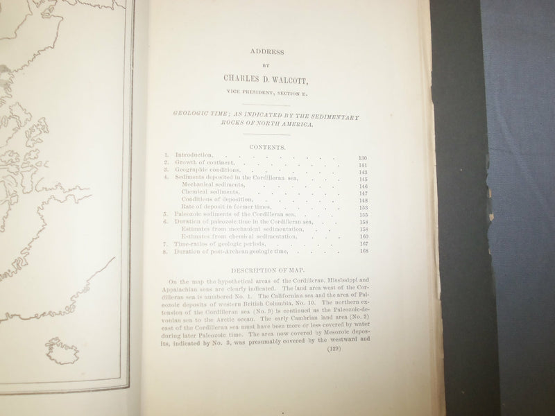 1894 GEOLOGIC TIME; AS INDICATED BY THE SEDIMENTARY ROCKS OF NO. AMERICA- J 4936