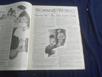 1912 FEBRUARY WOMAN'S WORLD MAGAZINE - NICE ILLUSTRATED COVER - SP 6749F