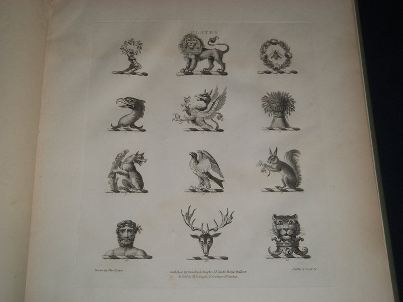 1827 KNIGHT & RUMLEY'S CRESTS OF THE NOBILITY & GENTRY - 29 PLATES - Z 25