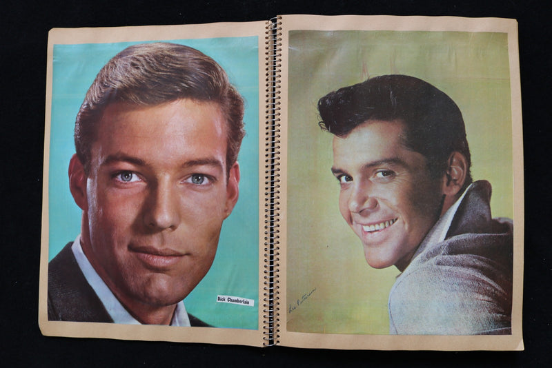 MOVIE STARS SCRAPBOOK-RICHARD CHAMBERLAIN-CONNIE STEVENS-MICHAEL LANDON- E 26435