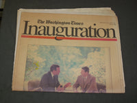 1989 JANUARY 19 WASHINGTON TIMES NEWSPAPER - GEORGE BUSH INAUGURATION - NP 3270