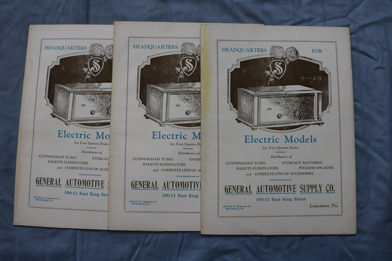 1927-1930 LANCASTER MOTORIST MAGAZINE - LOT OF 12 - O 3737