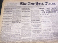 1932 APRIL 14 NEW YORK TIMES - GERMANY BREAKS UP NAZI MILITARY UNITS - NT 4830