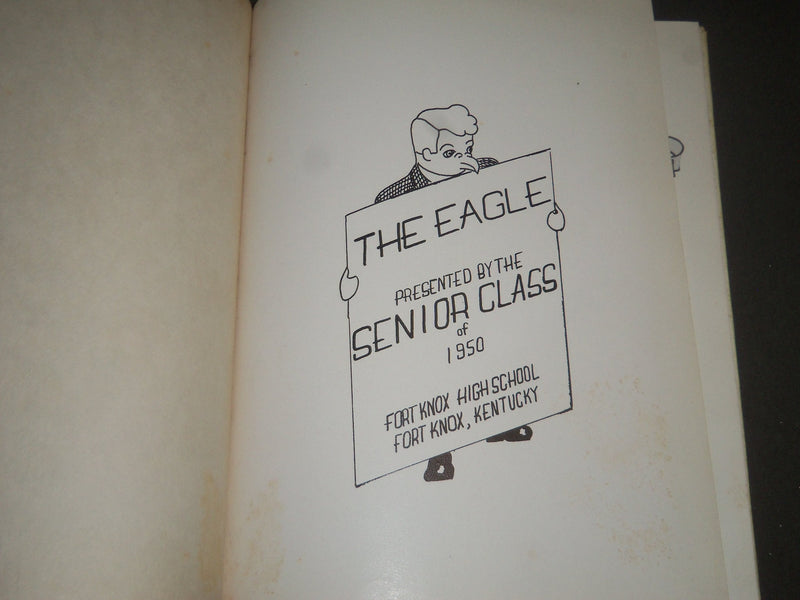 1950 THE EAGLE FORT KNOX HIGH SCHOOL YEARBOOK - FT. KNOX KENTUCKY - YB 1211