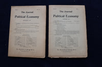 1909-1910 THE JOURNAL OF POLITICAL ECONOMY MAGAZINE - LOT OF 10 - O 3419