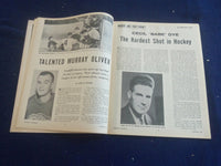 1961 JANUARY HOCKEY PICTORIAL MAGAZINE - MURRAY OLIVER COVER - ST 200L