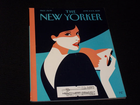 2016 JUNE 6 &13 THE NEW YORKER MAGAZINE NICE ILLUSTRATED COVER - E 3234
