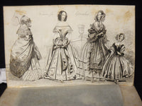 1841 MAY-1842 APRIL THE LADIES' COMPANION MAGAZINE BOUND VOLUME - KD 703Q