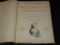 1885 KULTUR GESCHICHTLICHES BILDEBUCH BY GEORG HIRTH VOLUME LOT OF 6 - #63