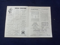 1960 OCT 1 HIGH SCHOOL FOOTBALL PROGRAM - BLOOMFIELD HS VS. BELLEVILLE - J 8448