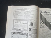 1909 NOVEMBER 6 LITERARY DIGEST MAGAZINE- ILLUSTRATED COVER & ARTICLES - SP 961D