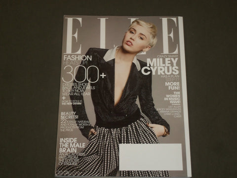 2014 MAY ELLE MAGAZINE - MILEY CYRUS COVER - B 1790