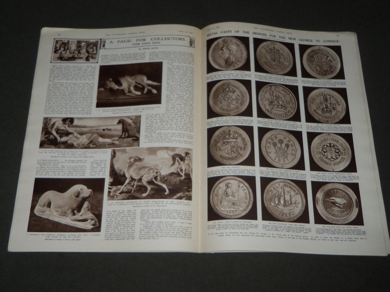 1937 APRIL 24 ILLUSTRATED LONDON NEWS MAGAZINE - GREAT PHOTOS - J 2765
